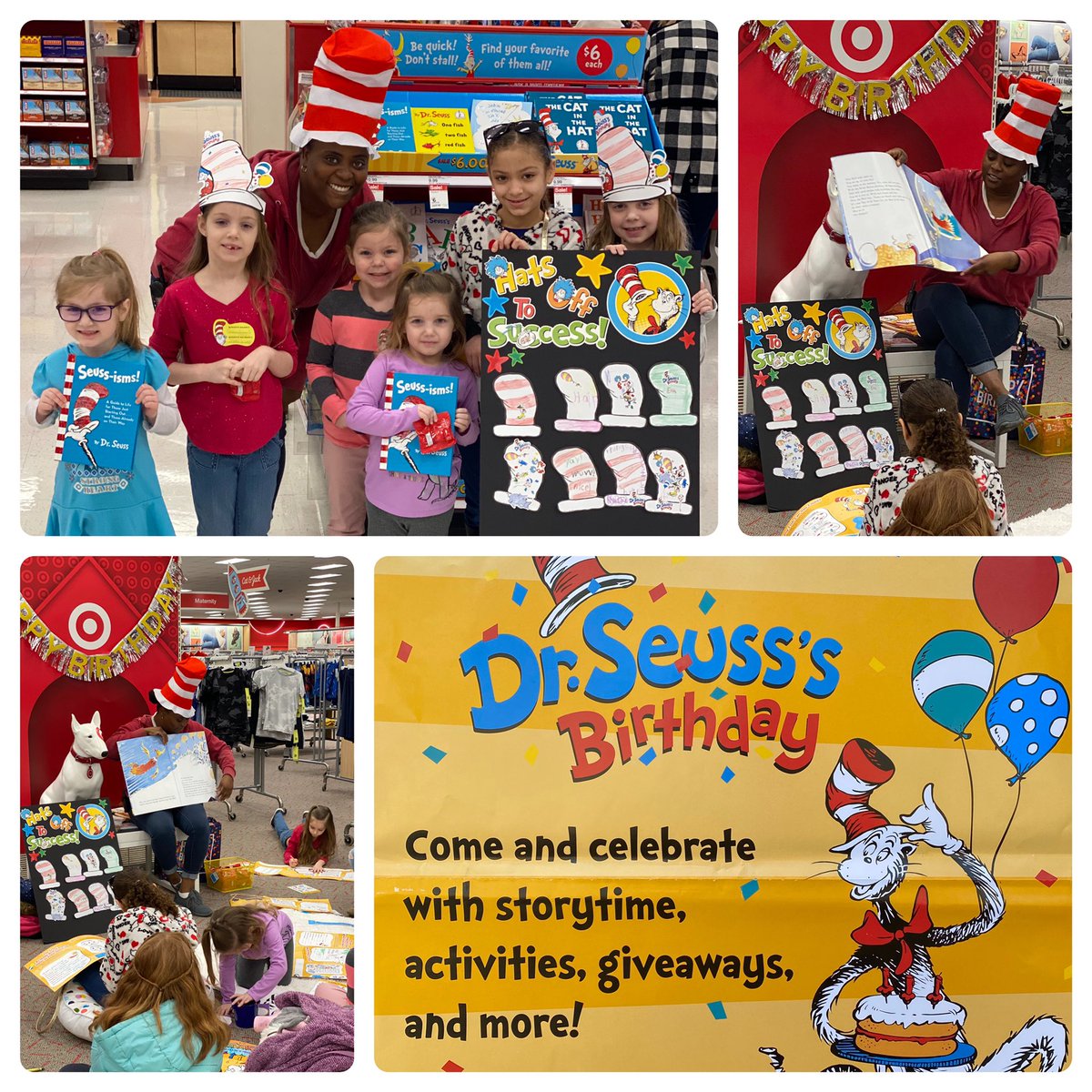 Carlie Alcántar (@alcantarcarlie) on Twitter photo "If we didn’t have
birthdays, you wouldn’t be you. If you’d never been born, well then what would you do? If you’d never been born, well then what would you be?” #DrSeuss #HappyBirthday #target #kidsevent <a href="/Andrew050887/">Andrew R Wood</a> "If we didn’t have
birthdays, you wouldn’t be you. If you’d never been born, well then what would you do? If you’d never been born, well then what would you be?” #DrSeuss #HappyBirthday #target #kidsevent <a href="/Andrew050887/">Andrew R Wood</a>
