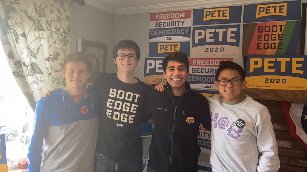 brunoforpete's tweet photo. Excited to be canvassing for @PeteButtigieg in Massachusetts #WinTheEra @students_pete @TheStefanSmith @MarvMcMoore https://t.co/zs88fHVNPd