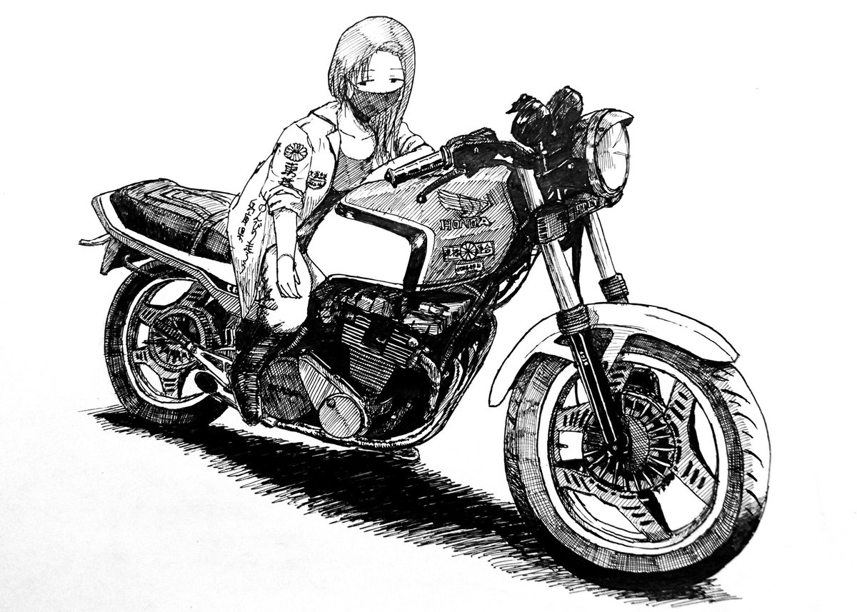 バイク絵初心者ですが。。。たまに漫画とかも描きます。

 #バイク絵deモーターサイクルショー 