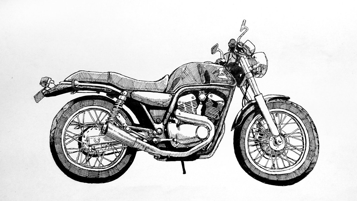 バイク絵初心者ですが。。。たまに漫画とかも描きます。

 #バイク絵deモーターサイクルショー 