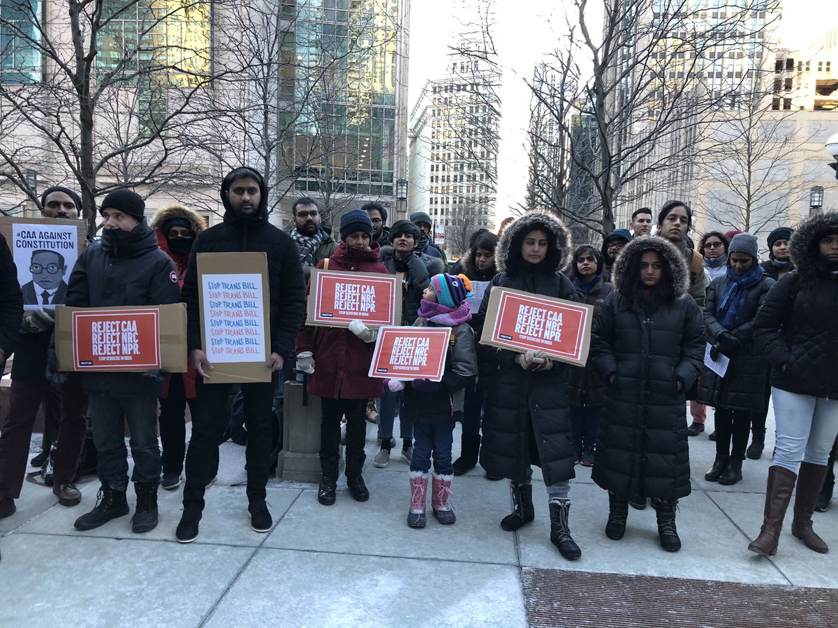 ChiSA4Justice's tweet photo. Thank you to all who came out to the Indian Consulate in Chicago yesterday to #StopHinduFascism #StopGenocideinIndia. @IAMCouncil @EqualityLabs https://t.co/OxGfhIwOr0