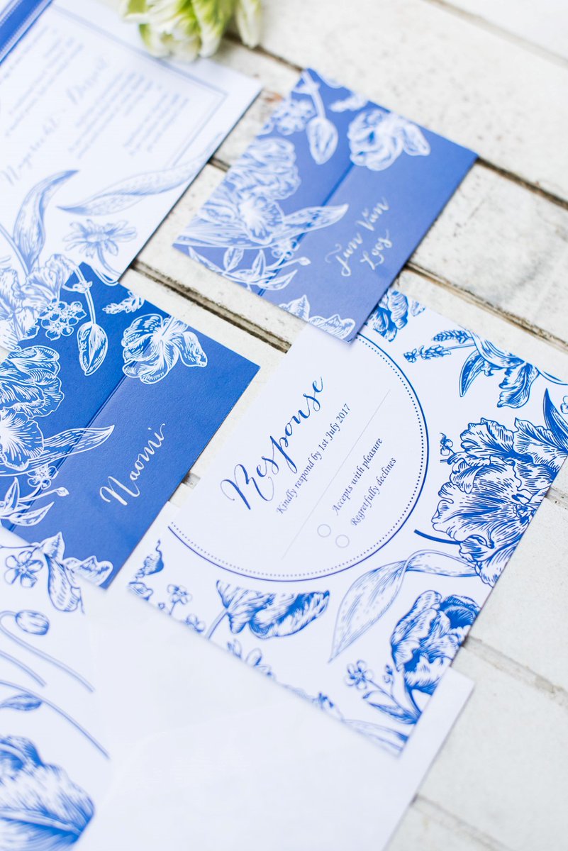 Breathtaking spring wedding ideas with a touch of Dutch flair and Delft Blue
Images <a href="/fionakellyphoto/">Fiona Kelly</a> with concept by <a href="/lizcakeemporium/">Elizabeth (Author of The Luxpreneur) Solaru</a> 
bit.ly/3a1mfhC Stationery <a href="/ananyacards/">Ananya Cards</a>