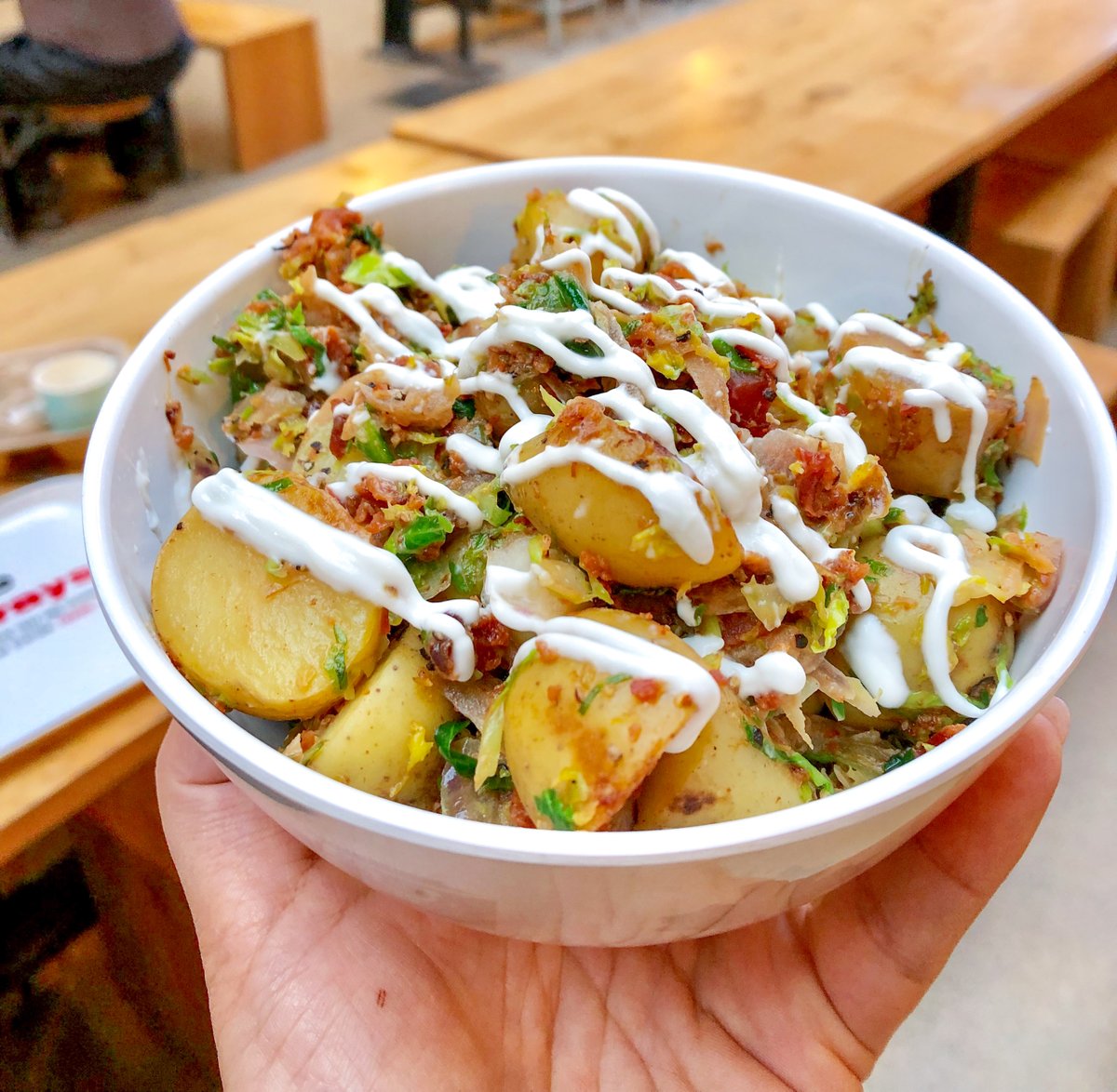 peakpotatoweek's tweet photo. Headed to @TheForks for a skate ⛸️ today? Make sure to stop by Simon's Steaks to try their Simon's Potahto Bowl #PotahtoWeek dish! https://t.co/mrEGusozUH