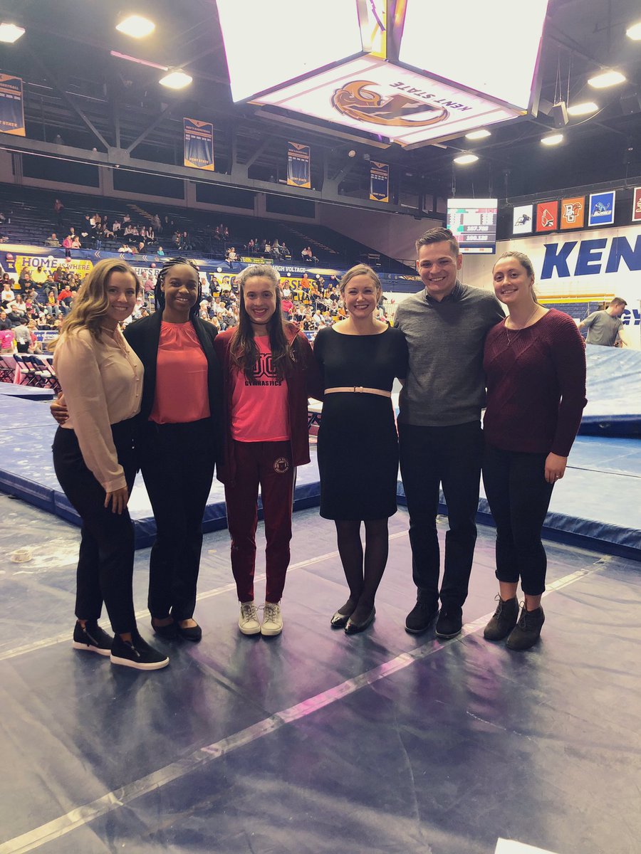 What a trip to OH! Thanks for having us @KentStGym! So proud of this team + grateful for this staff! 
Huge victory over last year’s #NCGAgym champs + stilllll room for growth! 🤩🥰

#UCusRise #PINKMEET #Ursinus