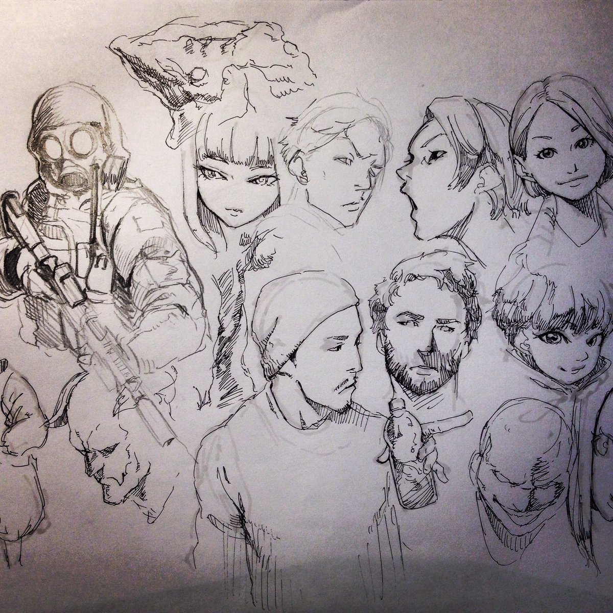 時々めちゃくちゃ描き殴るのが最高にストレス解消になるんです おちょ のイラスト 時々めちゃくちゃ描き殴るのが最高にストレス解消になるんです おちょ のイラスト