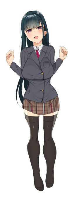 誘惑が得意なお嬢様の立ち絵 