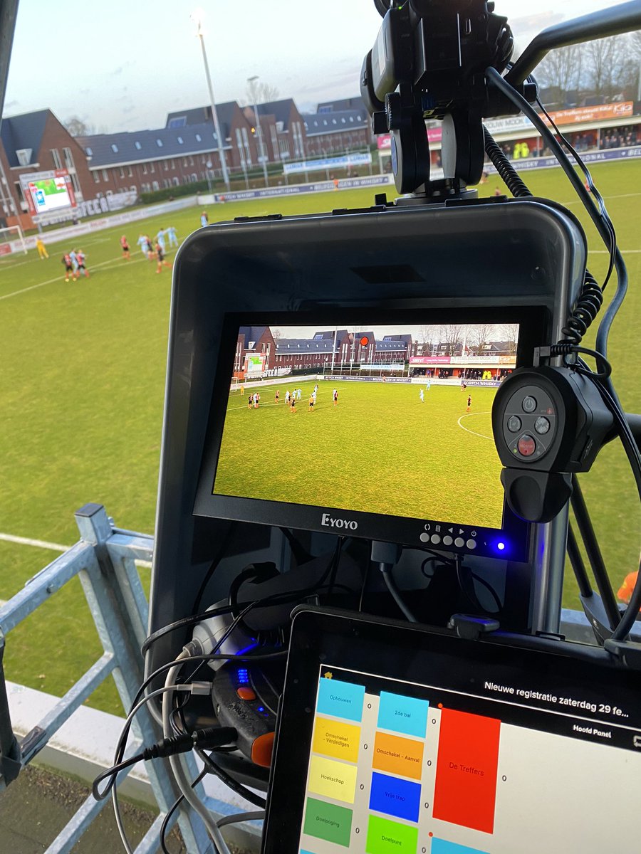 WalterVink's tweet photo. Vanavond de wedstrijd De Treffers - Rijnburgse Boys filmen en live coderen met de Tag&amp;Go app van Nacsport. https://t.co/4rqWiqmFFA