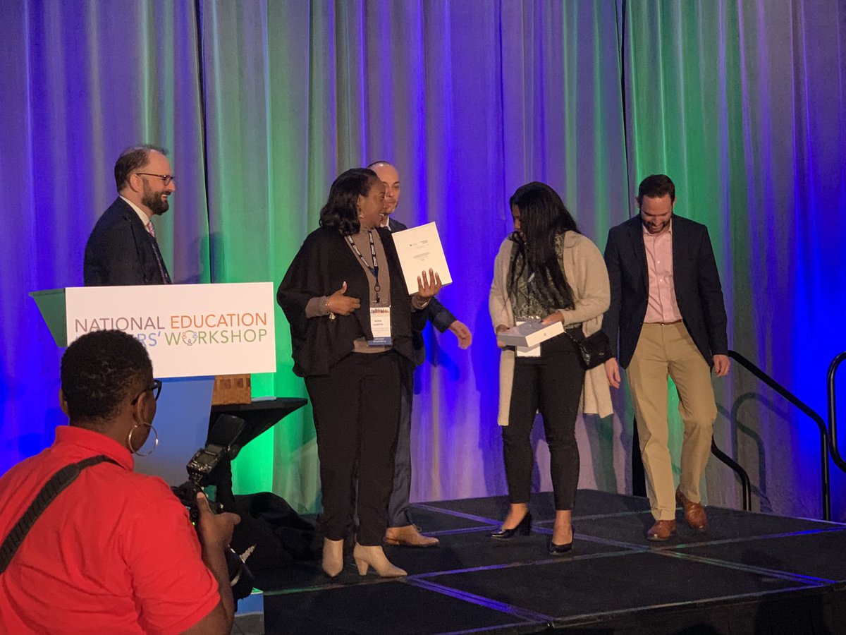 Dr_K_BENTON's tweet photo. Spending our Saturday at the NELW Conference. What an awesome conference. Ms. Sanders is one of two winners of a brand new IPad. #ncsshrdept @NyreeSand #ncssbethebest https://t.co/PsMTg2zI2i