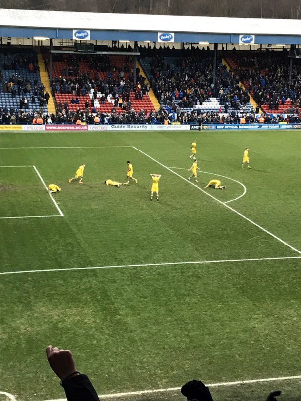 When you spend ages time wasting to concede in added time created by you time wasting