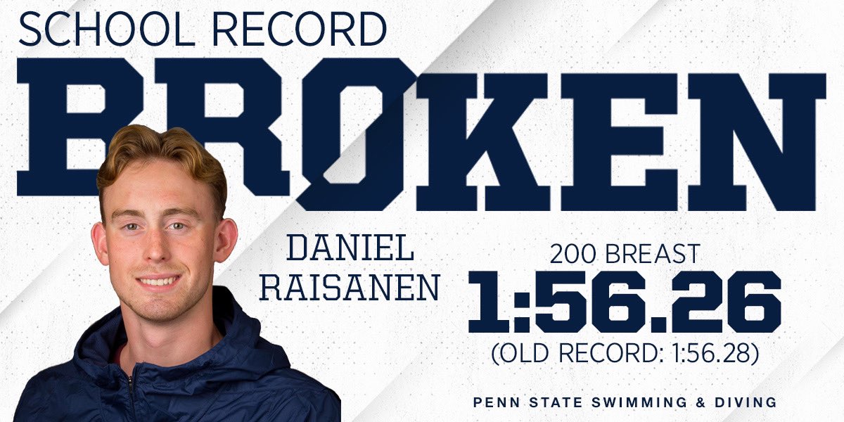 Daniel Raisanen makes a splash during prelims on the final day of Big Tens! #WeAre