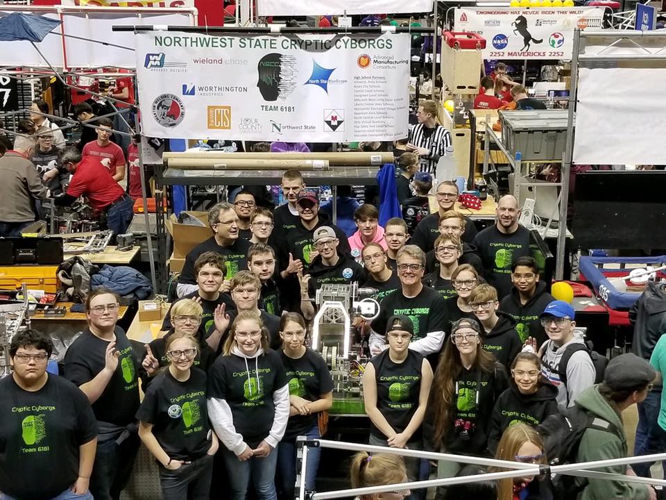 NSBSLDelta's tweet photo. We are a proud sponsor of the @NSCC_Robotics, FIRST FRC team #6181, at Dayton FRC competition! https://t.co/z5feRNwS4S