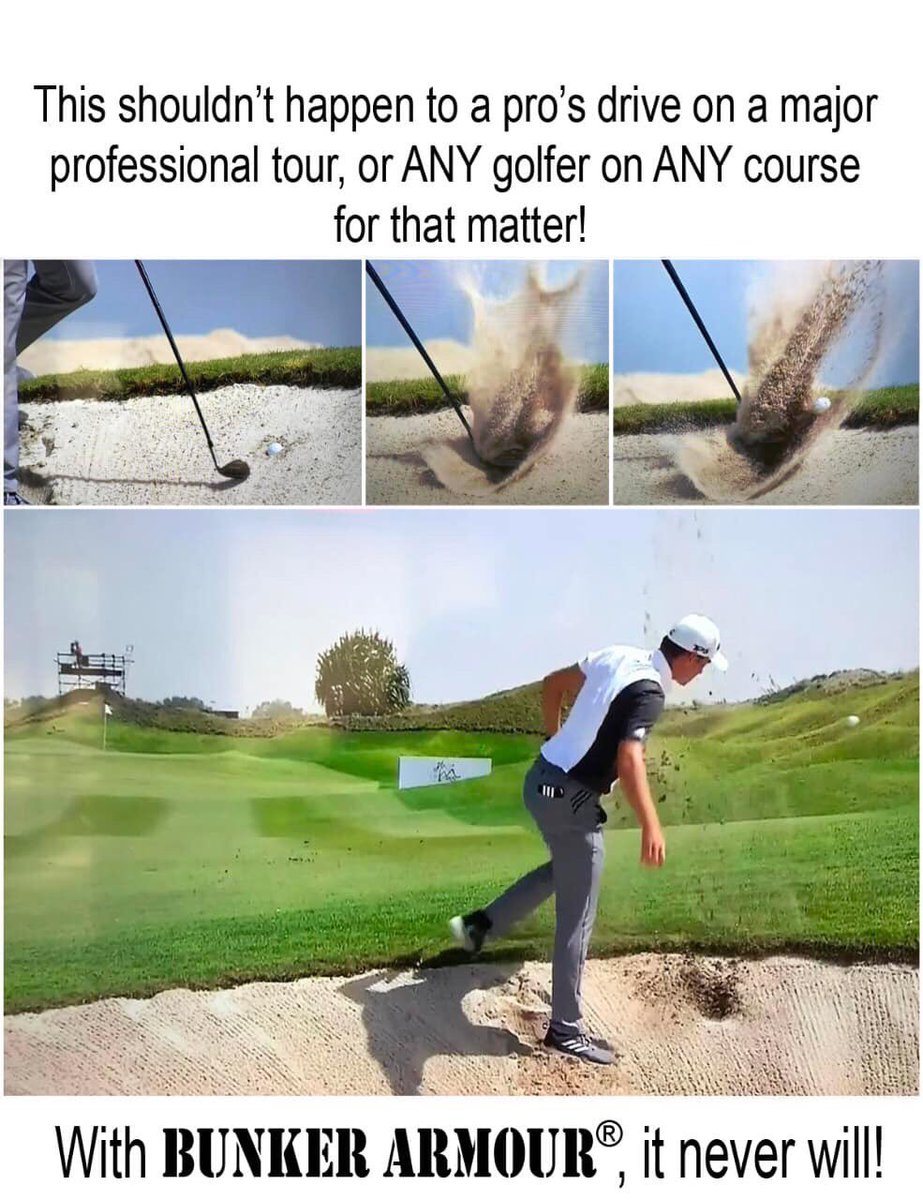 BunkerArmour's tweet photo. Plugged lies from drives off the tee ... a definite No! No! https://t.co/B6GqpHQKCi