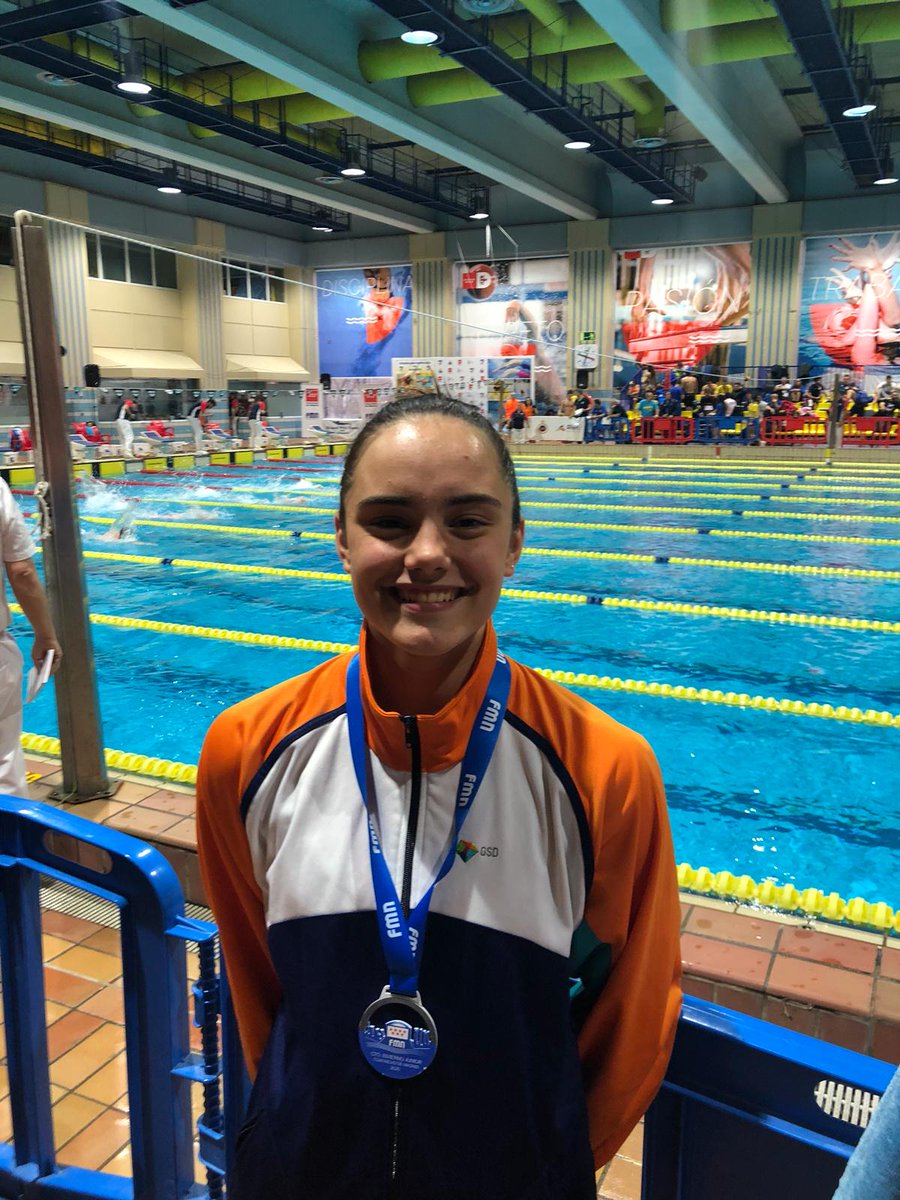 GSDcdeportivo's tweet photo. Claudia Espinosa subcampeona de Madrid Junior 100 libre. https://t.co/ouuS8Udjdq