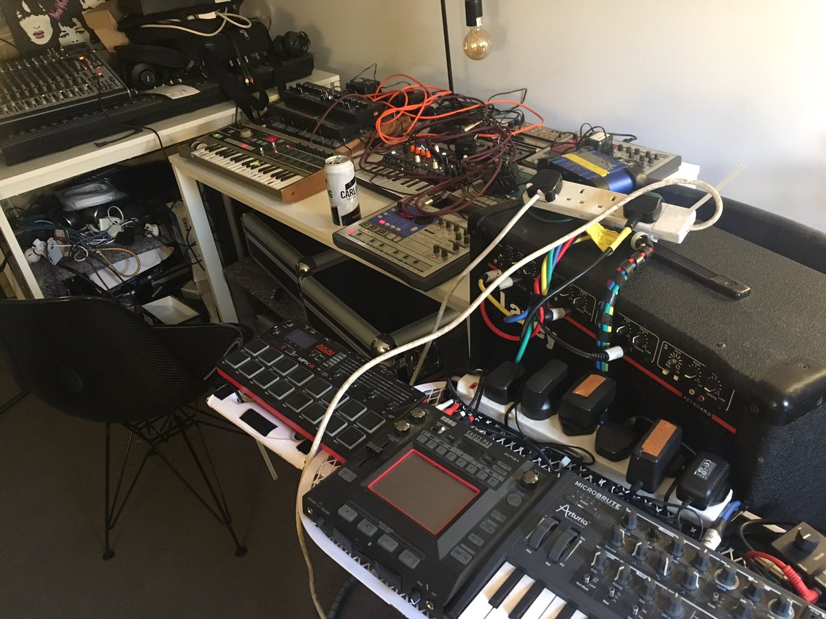 Bit of recording today for a future release. Heard there’s a few synths about