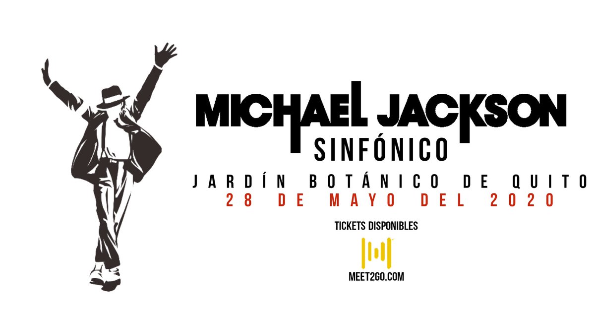 ¡No te pierdas este 28 de mayo! en el Jardín Botánico de #Quito el mejor homenaje internacional a Michael Jackson.
Adquiere tus entradas en: meet2go.com/event/michaelj…
Informacion: 097-927-1958