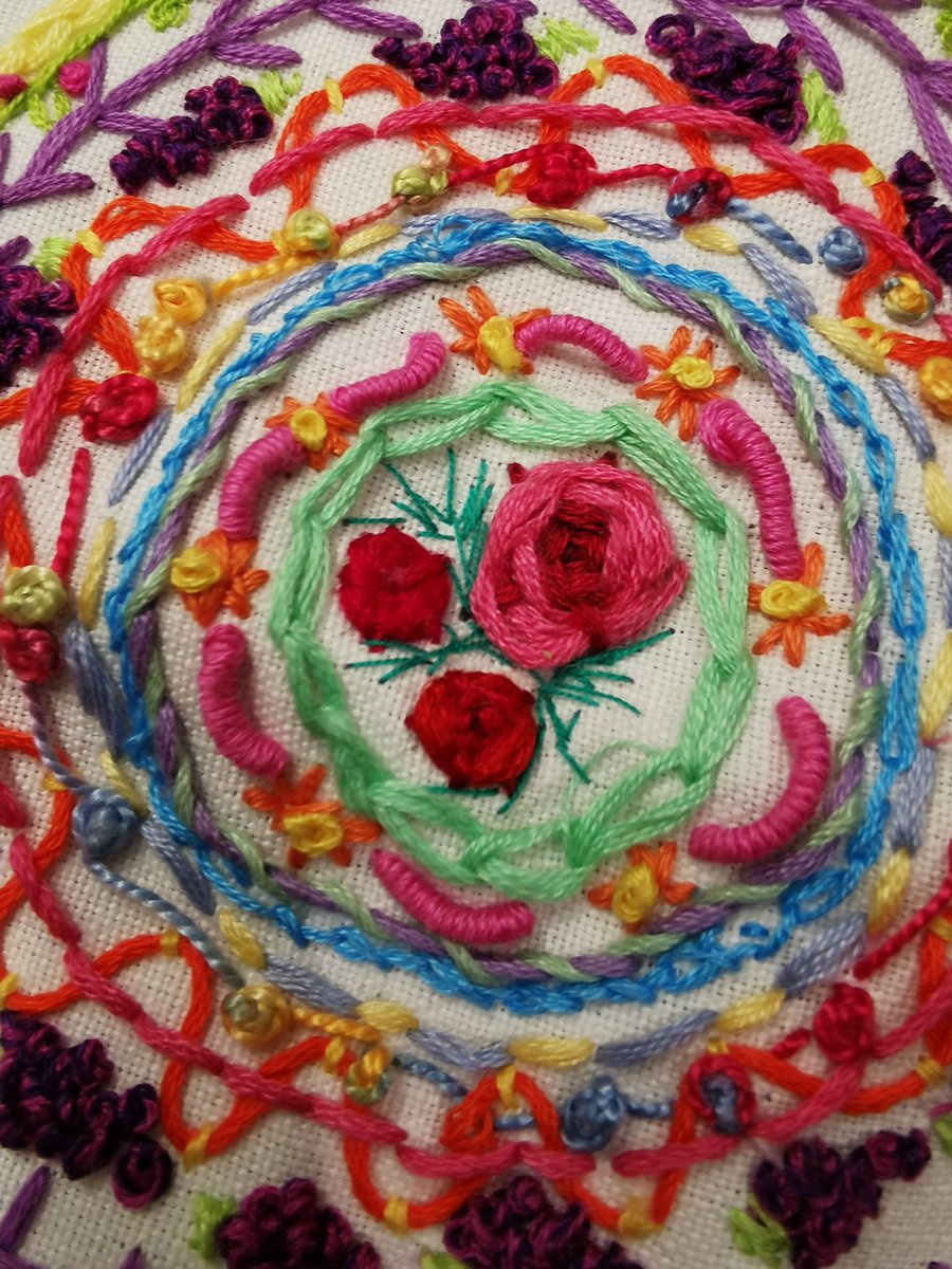 cottamarts's tweet photo. Just had to share these beauties from the #Mindful #Mandala #Embroidery #Workshop at #stitchstudio in #Ramsbottom last night. Pics 2+3 are the culmination of many hours of work. Pic 4 is the exciting beginning after one session.
#mindfulness #craft #relaxation #creativity #calm https://t.co/15DmX4IRN1