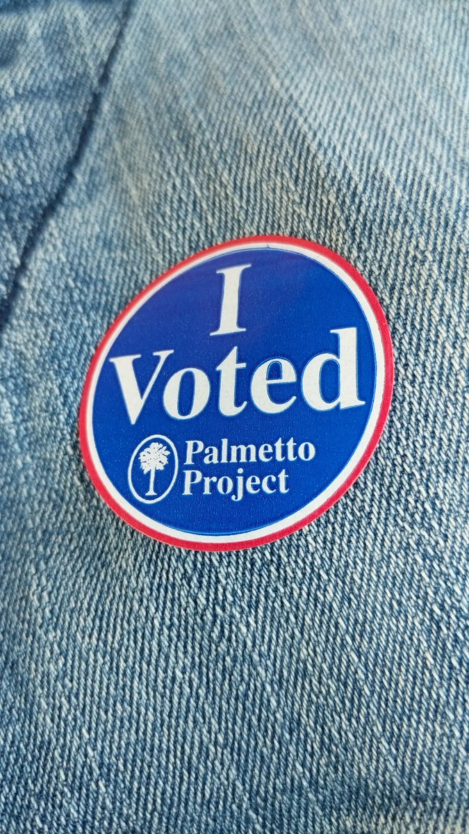 At times our system feels irrevocably broken, but I refuse to relent. 
Someone died so I could do this. 
#VotingStillMatters
#SCprimary2020
#BennettBellesAreVotingBelles
