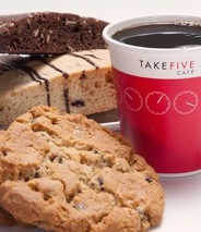 TakeFiveCafe's tweet photo. Leaping into March with an extra day of leaps! Every 4 years February does this to us! Cause to celebrate with a treat? https://t.co/YlTa8cVPMQ