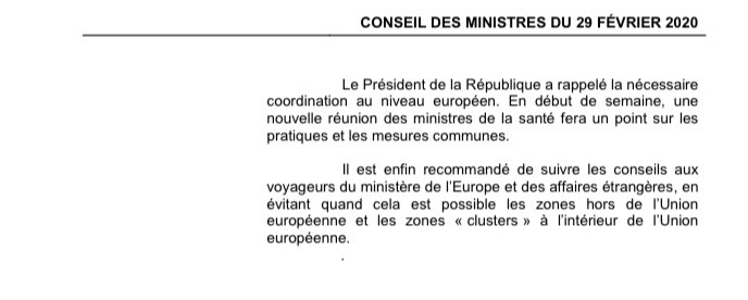 Le compte-rendu du Conseil des ministres vient d’être diffusé. Il n’y est pas fait mention de l’utilisation du  « 49-3 » sur le projet de loi #Retraites