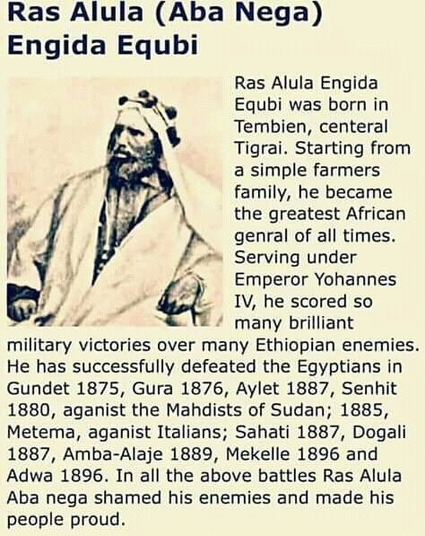 TourExcellence's tweet photo. Ras Alula Engida Geez ራስ አሉላ እንግዳ) (1827 – 15 February 1897 also known by his horse name Abba Negaand by Alula Qubi was an Ethiopian general and politician from Tigray He led many battles for the independence of Ethiopia including Dogali and Adwa

Died 15 February 1897 https://t.co/ZNH771Re6h