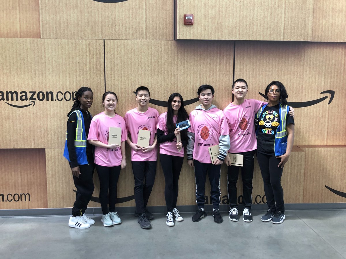 almondrobotics's tweet image. Just had our tour at an Amazon Fulfillment center! The robots were amazing! #amazonfctours #ftc #robotics