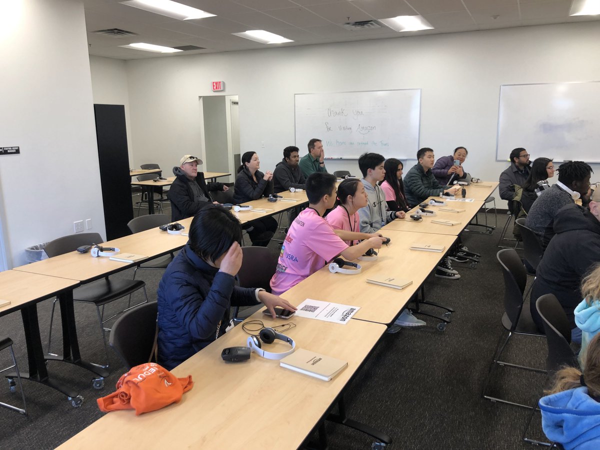 almondrobotics's tweet image. Just had our tour at an Amazon Fulfillment center! The robots were amazing! #amazonfctours #ftc #robotics