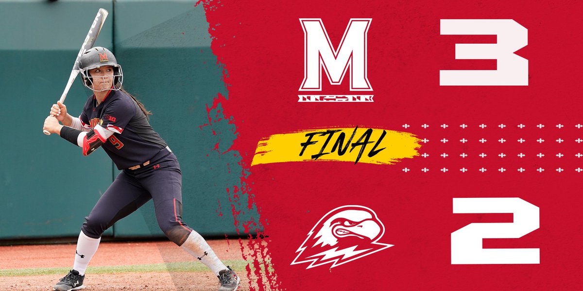 FINAL | Terps 3️⃣ - Thunderbirds 2️⃣ @GracieVoulgaris singled to left field and brought Okada in for the game sealing run! Way to fight Terps! We're right back in action @ 12pm MST vs Wisconsin #AllForONE 🐢