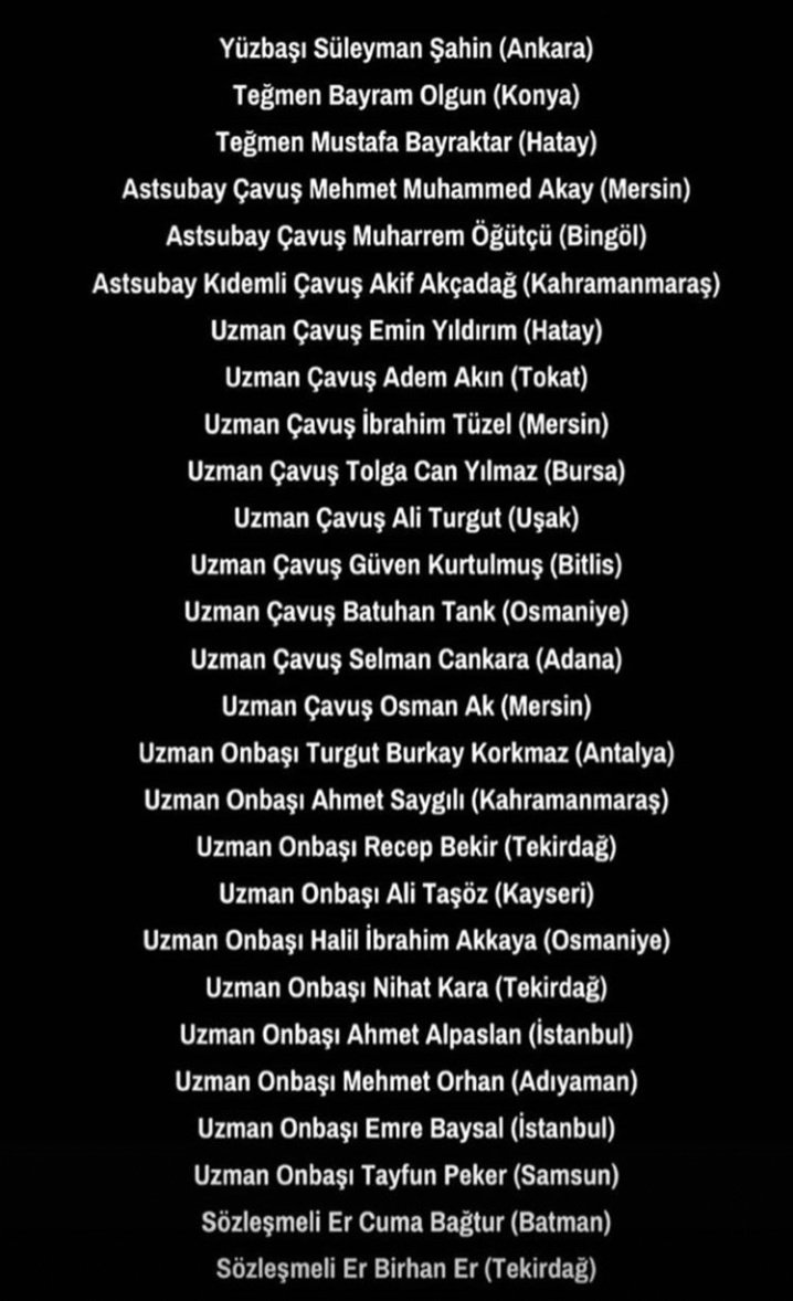 Hakkınız ödenemez. Ruhlarınız şad olsun.
#ŞehitlerÖlmez