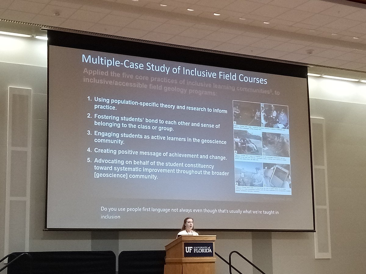 Making field work courses  more inclusive for people with disabilities @BakingSodaVolc  #keynoteTalk #2020SouthEastSACNAS