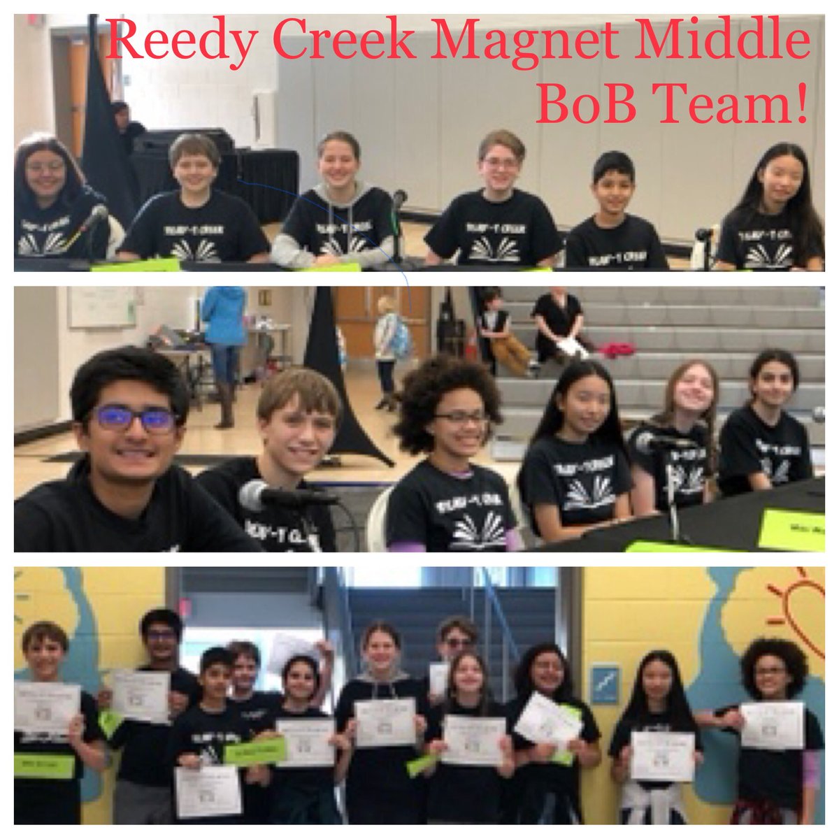 Great work, Read-y Creek! @reedycreekms 
We battled all morning, made it to the semis, and lost in Battle 29 by 1 small question!  <a href="/mcdermottrcmms/">Erin McDermott</a> and I look forward to more reading this year, and coming back for more next year! #READ