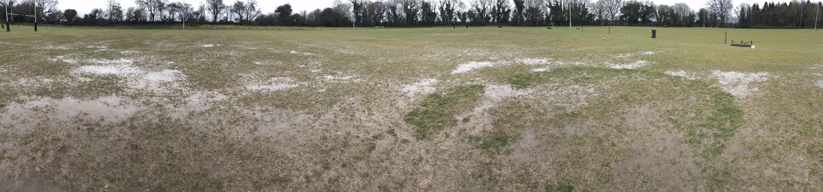 Soggy Andover RFC and first time flooded pitches for many seasons, so no play!  We’ll have lots to do as the water recedes but we feel sorry for those clubs that are actually underwater.  The resolve of rugby people will bring things through.
