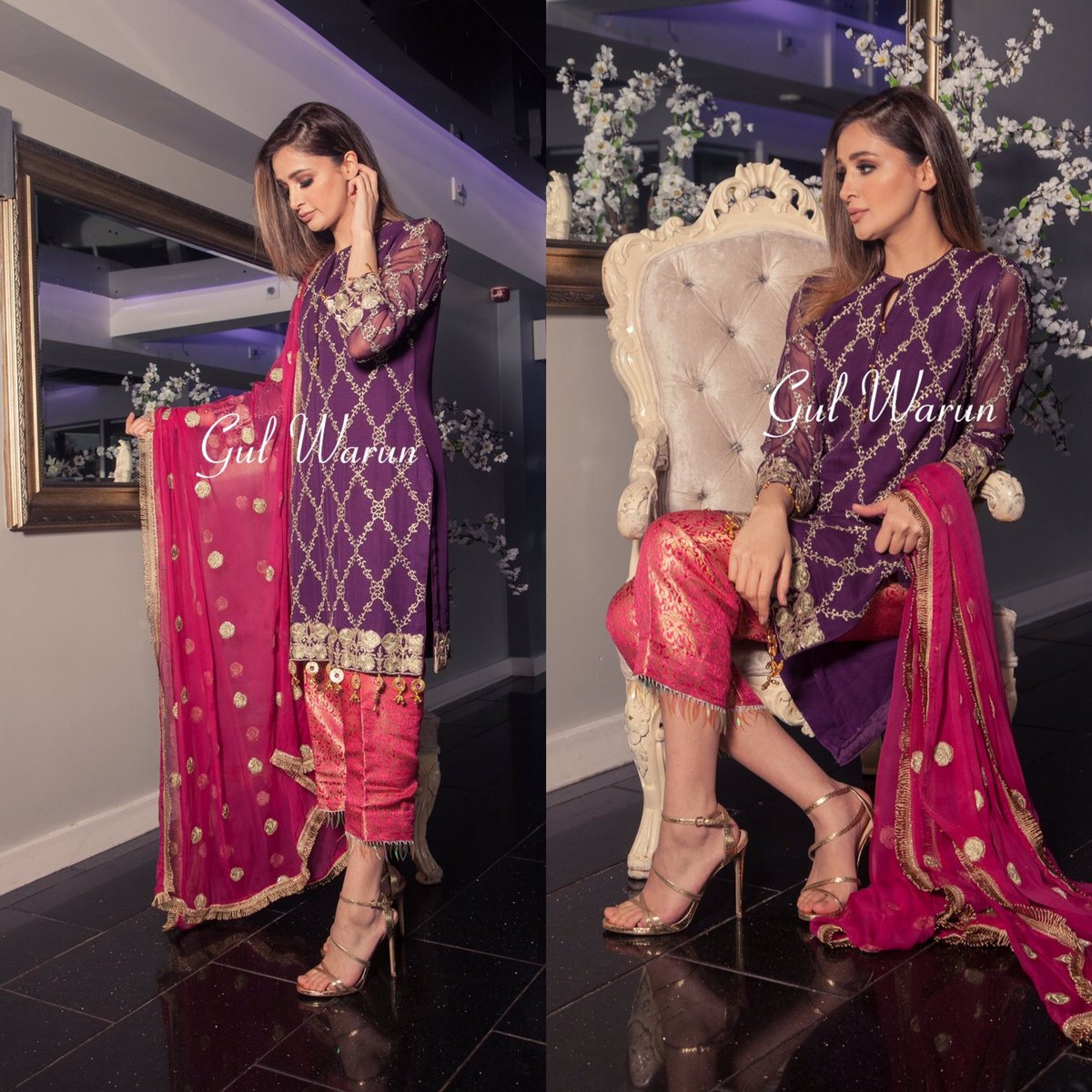 Gorgeous #GulWarun chiffon formal wear 🌷 bright colour combo perfect for a mehndi 💐£58
*

#pakistanidesignerdresses #pakistanifashion #pakistanidesignerwear #ilford #ilfordlane #greentstreet #southall #mariab #sanasafinaz #imrozia #baroque #limelight #mehndi #shaadi