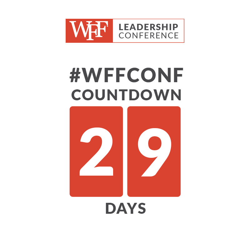 WFFHQ's tweet photo. Only 29 days and counting until #WFFConf! Tell us: How do you push yourself to take strategic risks? https://t.co/9TEKb4bgNa https://t.co/SVqdlyQ3Vi