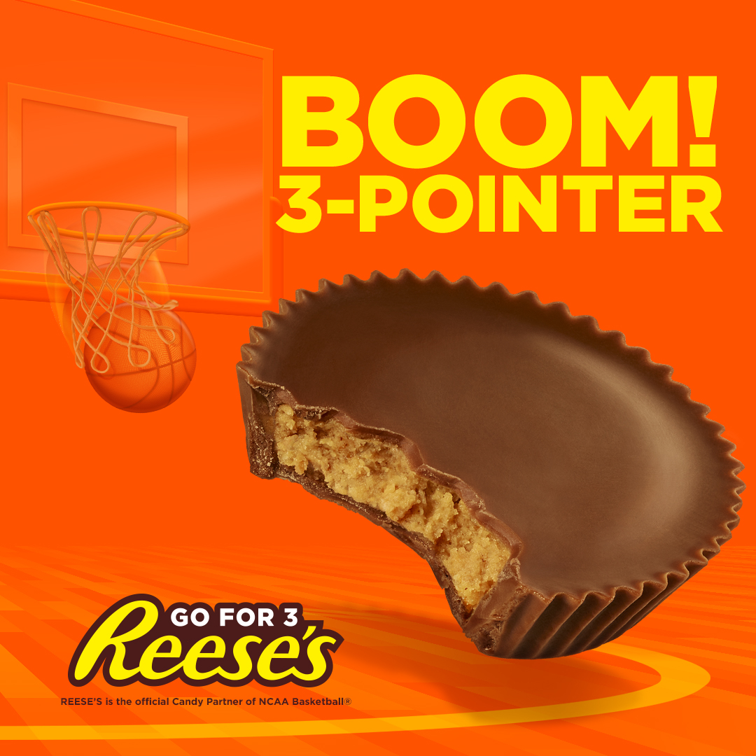 The game’s first 3-pointer was just made. Now's your chance to receive a coupon for a FREE REESE'S product if you're one of the first 300 eligible fans to click. rt.promo.hersheys.com/reesesgoforthr… #REESES #GOFOR3 NoPurchaseNec. 18+, US only. Rules: ReesesGoForThree.com
