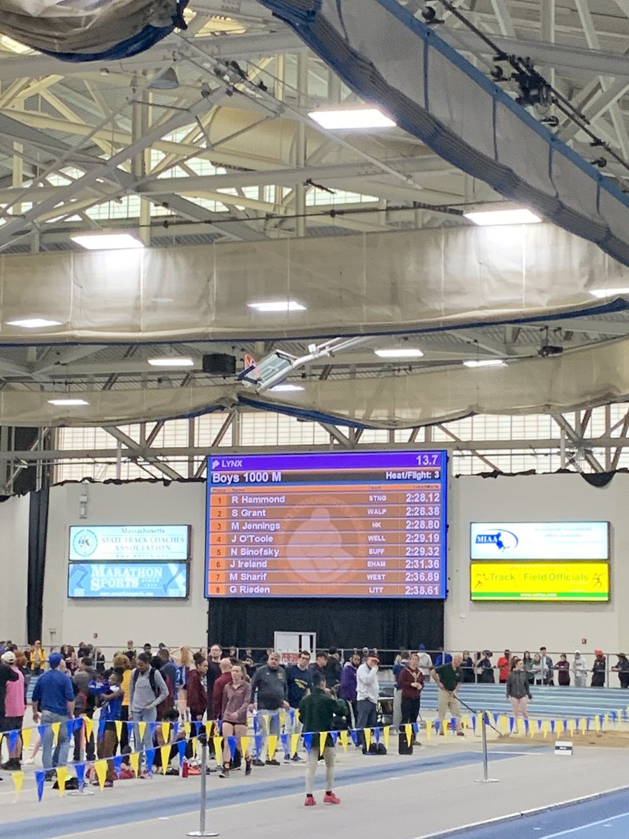 SHSBearsTF's tweet photo. Our first New England Champ! Rhys Hammond, 1000m https://t.co/ybjCUixL4V