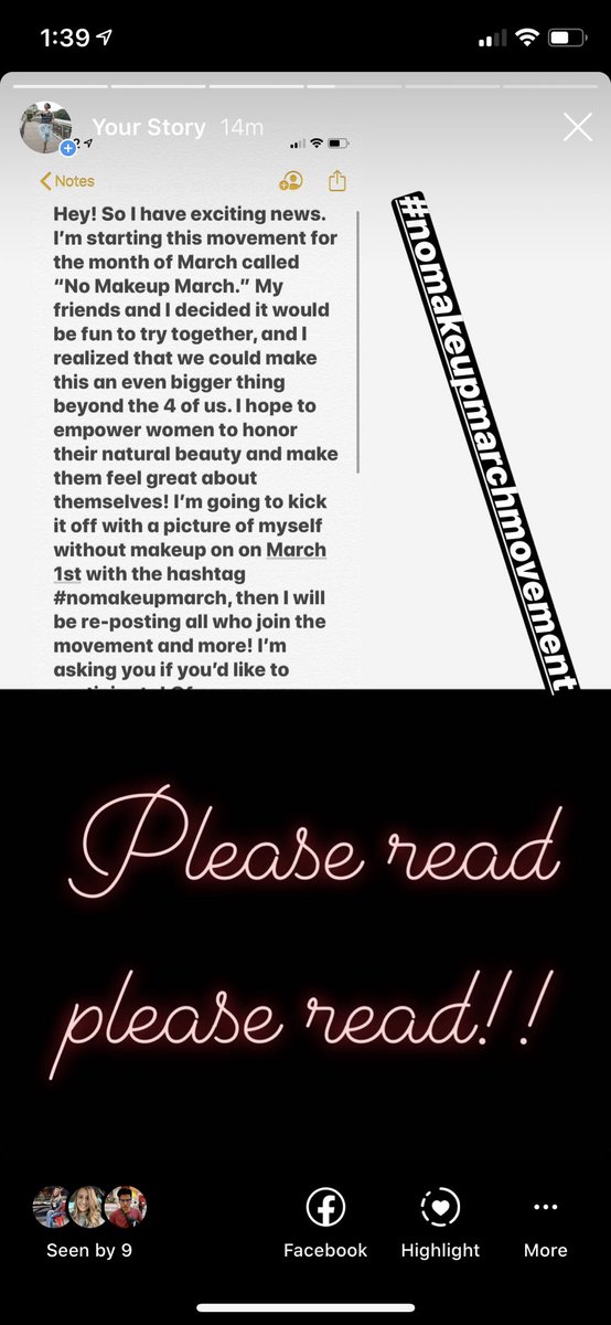 dancinfilmmaker's tweet photo. #Nomakeupmarchmovement #nomakeupmarch SPREAD THE WORD everyone!! I’m excited to announce this movement, starting tomorrow! ❤️ https://t.co/IlfCHKuC7S