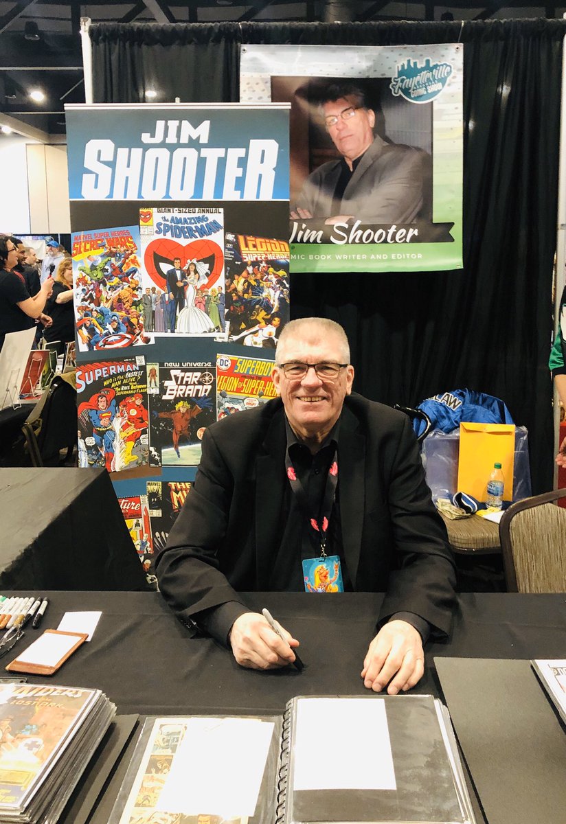 FayComicShow's tweet photo. Don’t forget to head over to Artist Alley and meet some amazing artists!

Jim Shooter, John Lucas, Vo Nguyen, &amp; Josh Howard are waiting to meet you!

#faycomicshow #artists #comicshow https://t.co/GoYwUWUfVj