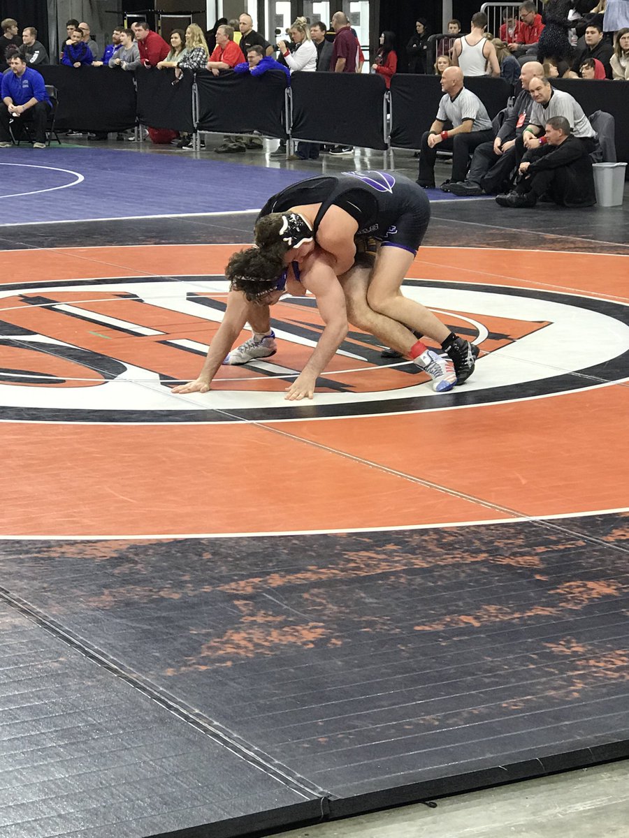 DVHSActivities's tweet photo. Congrats Collin Becker on 6-2 win in wrestlebacks. Good luck in 3/4 match later today in the SDHSAA State Championships. https://t.co/HCBEdt7Yxj