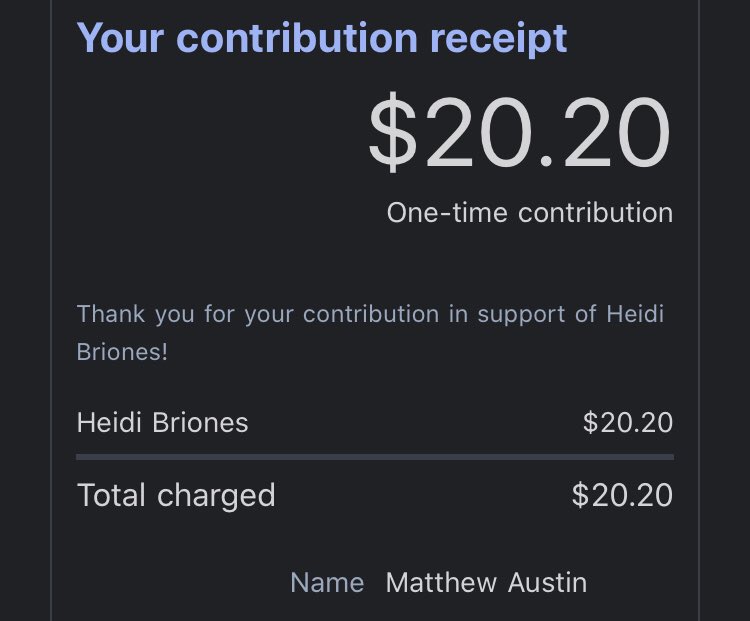 Indiana_Austin's tweet image. Donating $20.20 to @HeidiBriones, @BriannaWu, &amp;amp; @MikeForKY.
Supporting #UBICaucus candidates.
#HumanityFirst #MathMovement @MathMovement #YangGang #YangGangForever