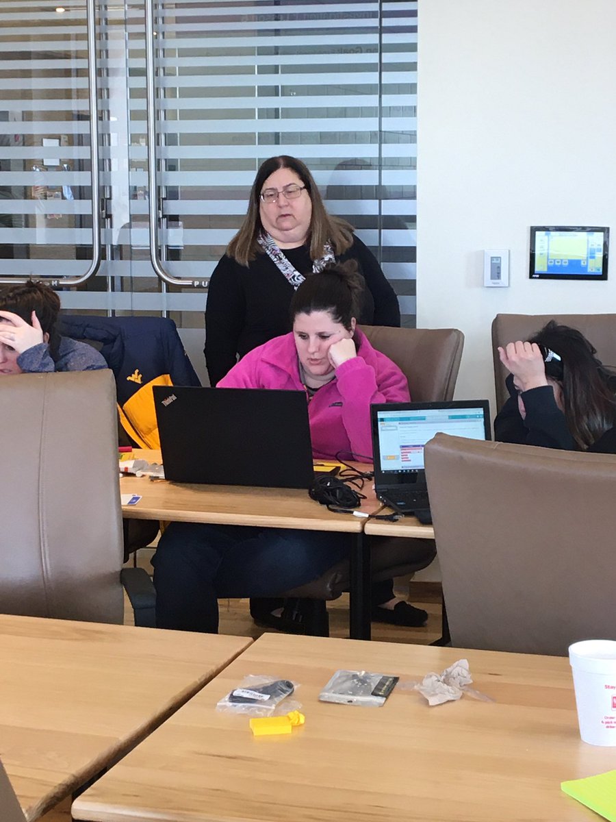 schwingaling's tweet image. We’re having a good day on WVU’s Campus learning about physical computing with @CodeWV @TeachCode #WVteachers #CodeWV #CSD