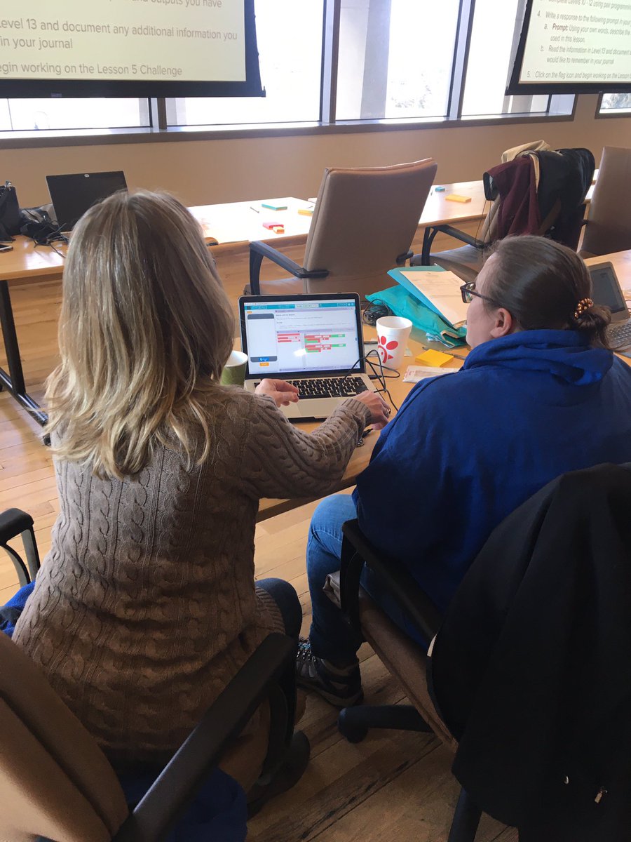 schwingaling's tweet image. We’re having a good day on WVU’s Campus learning about physical computing with @CodeWV @TeachCode #WVteachers #CodeWV #CSD