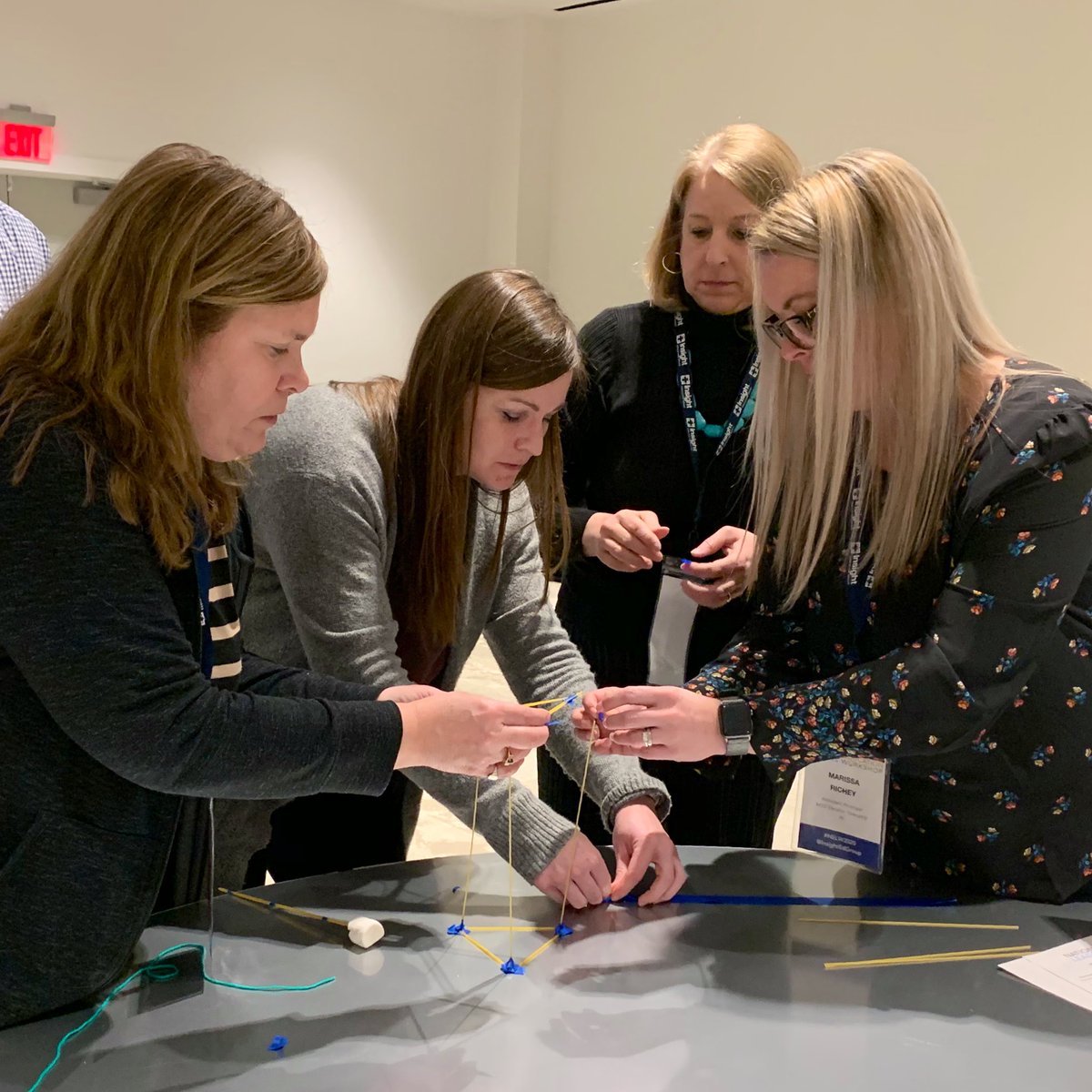 SulinaMohanty's tweet photo. Promoting a professional culture based in SEL! These educators had a hands on lesson in working with others, managing stress, making a plan to reach a goal, and many other important SEL skills! #sel #NELW2020 https://t.co/gyKa8TBJRW
