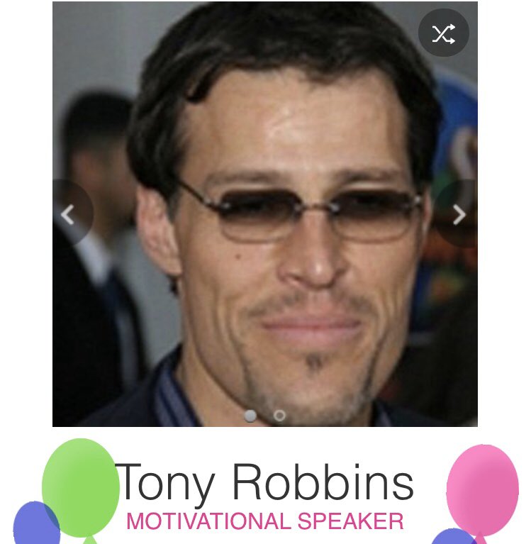 Happy 15th birthday to Tony Robbins!    
