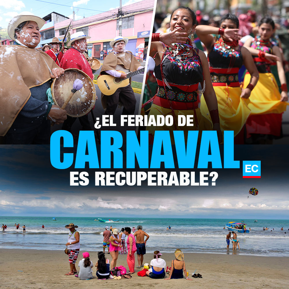 elcomerciocom's tweet photo. El Carnaval será el primer feriado largo del 2020. En Ecuador habrá descanso desde el sábado 22 de febrero hasta el martes 25 » https://t.co/jWG8zhdRhC https://t.co/4d9PWi7azn