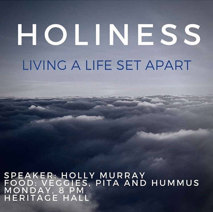 BadgerLife TONIGHT! Join us as @HollyMur21 wraps up our Holiness series! 

8:00 in Heritage Hall!