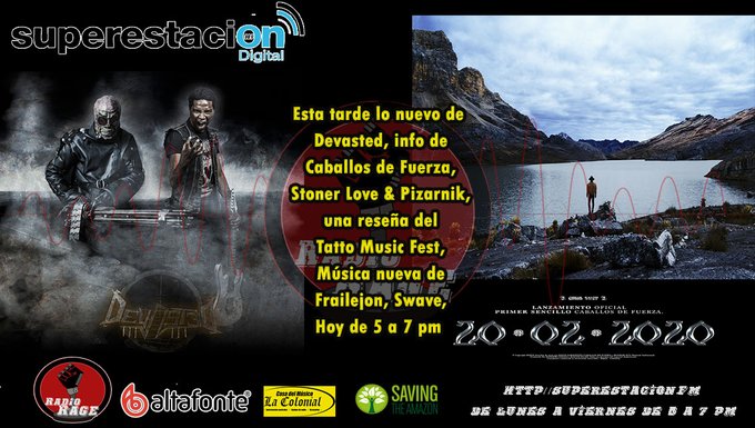 TractoChiva de <a href="/SouthernRootsCo/">Southern Roots</a> otra de las bandas que hace fiesta en todos los festivales que se presenta! <a href="/BROKENTATTO/">broken tattoo</a> en <a href="/Radiorageofi/">Radiorageoficial</a> de <a href="/Superestacion/">Superestación</a> #RockColombiano
 superestacion.fm/index.html