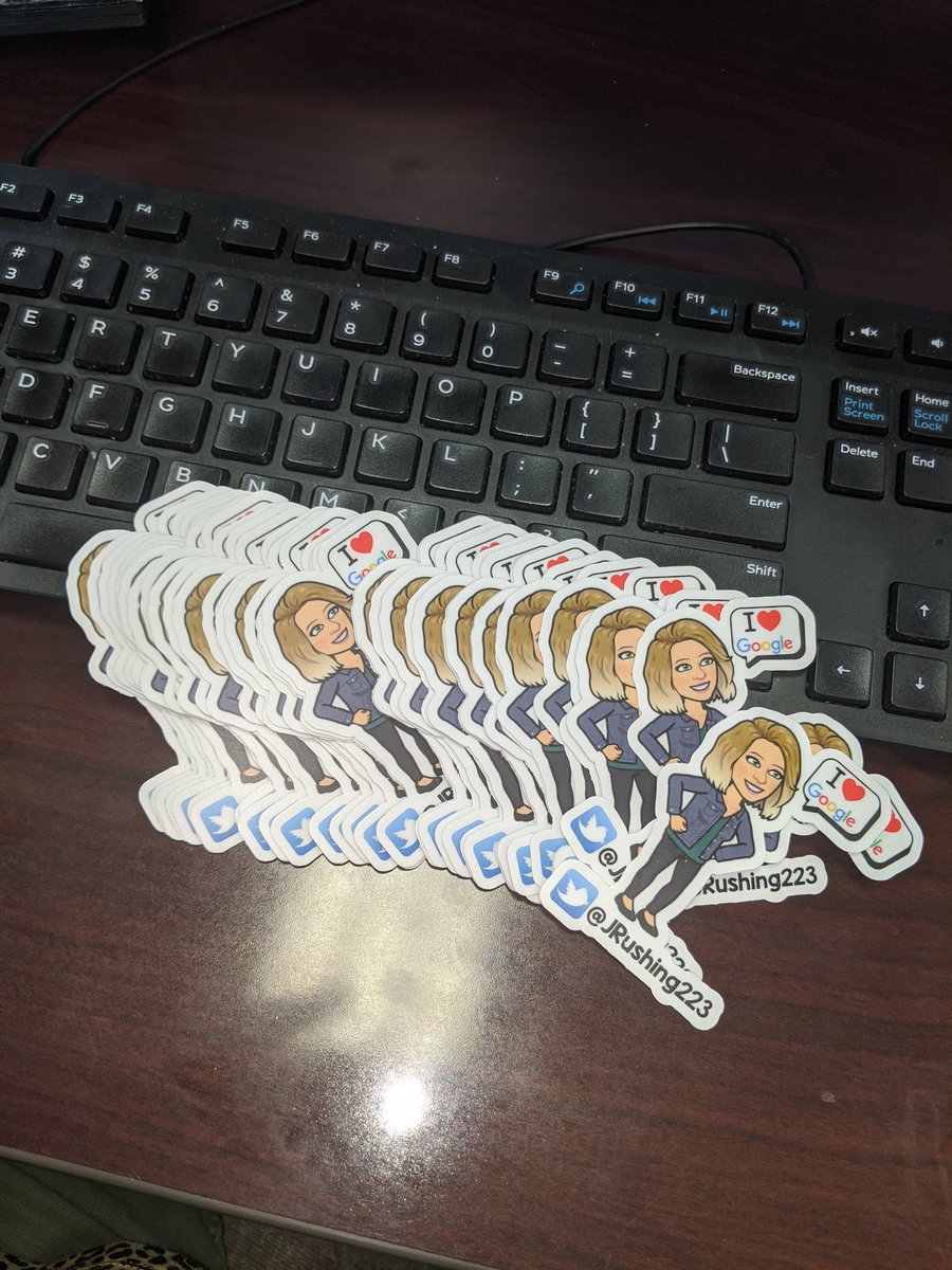 JRushing223's tweet image. Eeeek!! I ♥️ my stickers from @stickermule !! can&apos;t wait to share with my teachers and show my love for all things @GoogleForEdu. #stickeraddict #stickermule #google