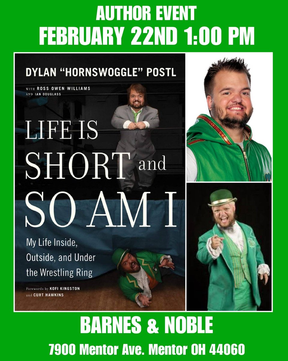Barnes & Noble Mentor OH on Twitter "This Saturday prowrestler Dylan