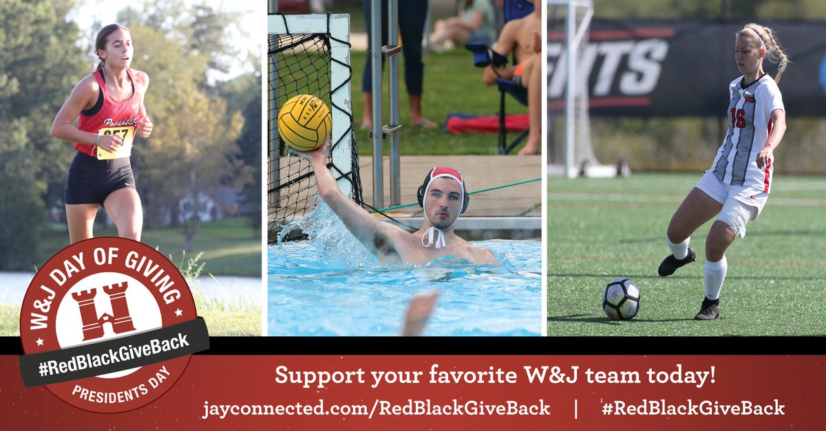 wjathletics's tweet photo. We have less than six hours left in W&amp;J Day of Giving 2020! 

Show your support of W&amp;J Athletics by making a gift to your favorite team. 

Visit https://t.co/xWhBsKWy4l , and type in your designated team/program in the comment box. 

#RedBlackGiveBack https://t.co/sjdYCZkdvQ