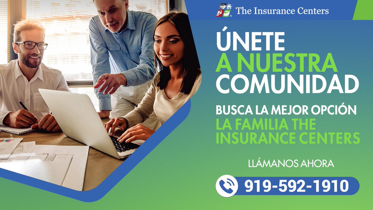 TheInsuranceCe1's tweet photo. Busca la mejor opción:
THE INSURANCE CENTERS

☎️Llámanos ahora: 919-592-1910

#TheInsuranceCenters #FamiliaTheInsuranceCenters #UneteaNosotros #TrabajaConNosotros #LosCentrosDeSeguros #Seguros #TrabajaEnEquipo #CarolinaDelNorte #Raleigh #UneteaEstaGranFamilia https://t.co/mg695gn9In